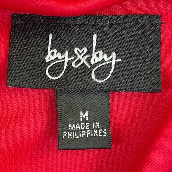By & By NWT Red dress Size M - Picture 6 of 10
